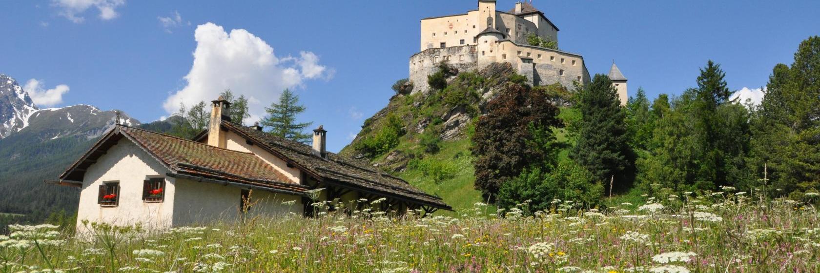 Замок Тарасп Швейцария