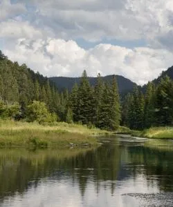 Ein schöner Blick auf Spearfish