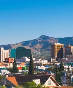 Una bellissima vista di Ciudad Juárez, dove l'aeroporto principale è Aeroporto Internazionale Abraham Gonzalez