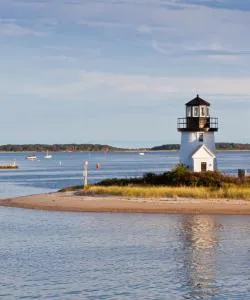 A beautiful view of Hyannis serviced by Barnstable Municipal Airport