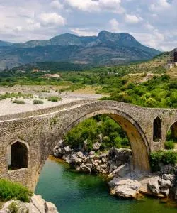 İşkodra şehrinden güzel bir manzara