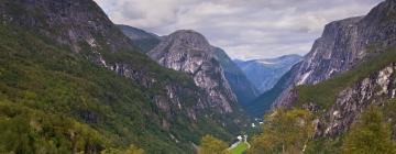 Smučarska letovišča v mestu Stalheim