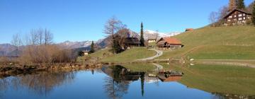 Hasliberg Wasserwendi şehrindeki otoparklar