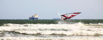 Boenden vid stranden i Fos-sur-Mer