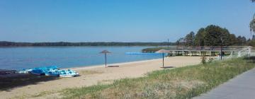 Strandhäuser in Nowe Warpno