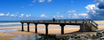 Boliger ved stranden i Vierville-sur-Mer