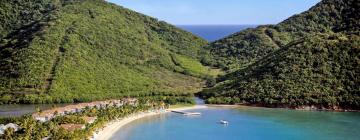 Cottages in Curtain Bluff