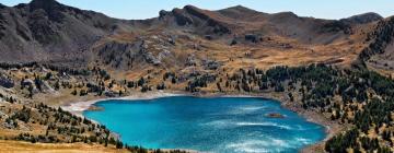 Chalés alpinos em Allos