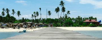 Quartos em acomodações particulares em Pulau Mabul 