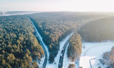 Kačerginė şehrindeki otoparklar