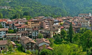 Ampezzo'daki otoparklar