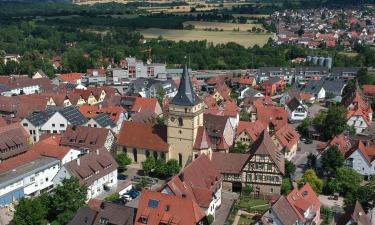 Hoteles con parking en Sachsenheim