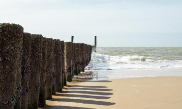 Boliger ved stranden i Groot-Valkenisse