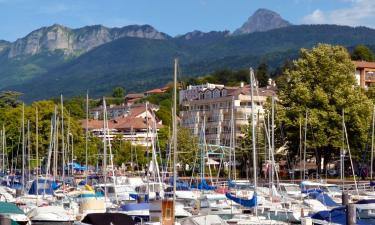 Hoteles con estacionamiento en Amphion les Bains