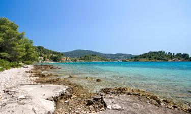 Boliger ved stranden i Potirna