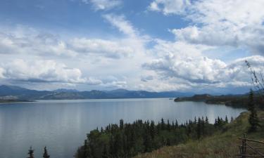 Upper Laberge şehrindeki otoparklar