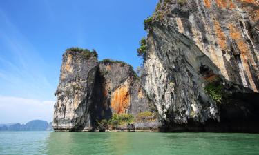 Phang-nga şehrindeki otoparklar