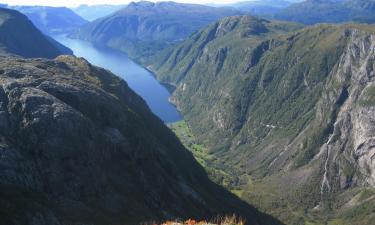 Osa i Hardanger şehrindeki otoparklar