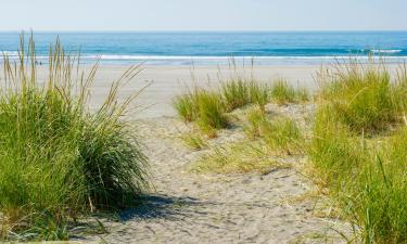 Boliger ved stranden i Ocean City