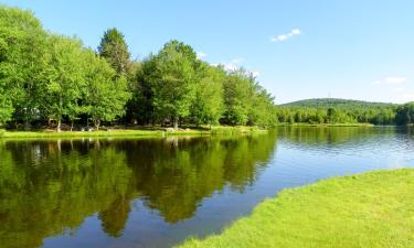 Hoteller med parkering i Pocono Manor