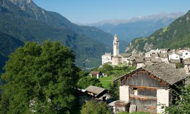 Hoteles con estacionamiento en Soglio