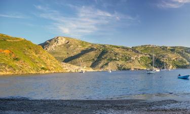 Porto Kagio şehrindeki otoparklar