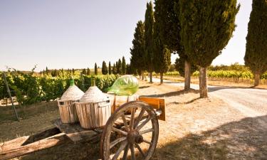 Ūkininkų sodybos mieste Barberino di Val dʼElsa