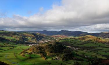 Cottages in Llansantffraid Glyn Ceiriog