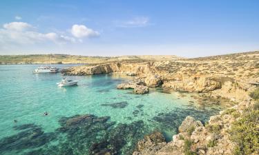 Comino şehrindeki otoparklar