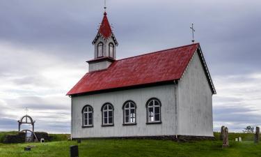 Kiðjabergの駐車場付きホテル