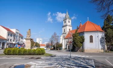 Hotellit, joissa on pysäköintimahdollisuus kohteessa Hlohovec