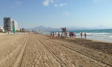 Ferieboliger ved stranden i Playa de San Juan