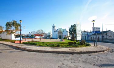 Boliger ved stranden i Luz de Tavira