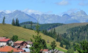 Hotel dengan parkir di Liptovská Teplička