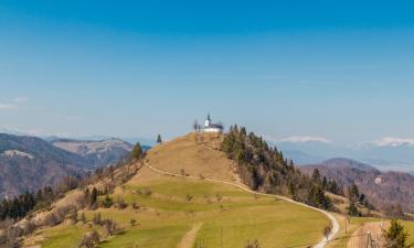 Hotéis com estacionamento em Polhov Gradec