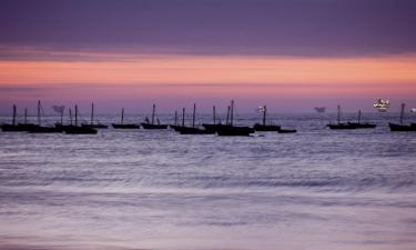 Boenden vid stranden i Lobitos