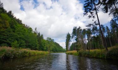 Viesnīcas pilsētā Tīna pie Vltavas