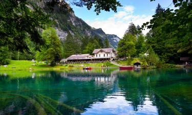 Smučarska letovišča v mestu Blausee