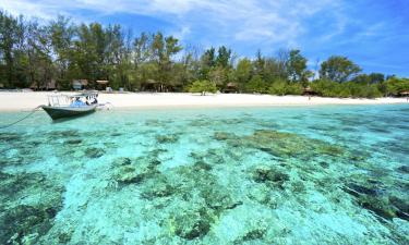 Beach Hotels in Gili Meno