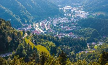 Parkolóval rendelkező hotelek Spodnja Idrija városában 