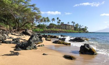 Vakantiewoningen aan het strand in Honokowai