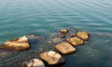 Boenden vid stranden i Punta Braccetto