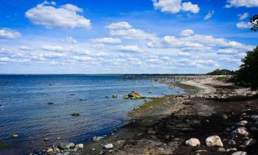 Ferieboliger ved stranden i Förslöv