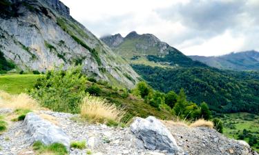 Strutture sulle piste v ad Arbéost