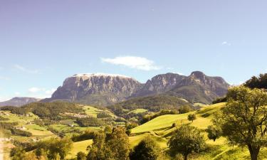 Collepietra'daki otoparklar