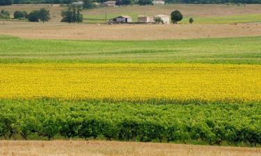 Hoteles familiares en Saint-Martial-de-Mirambeau