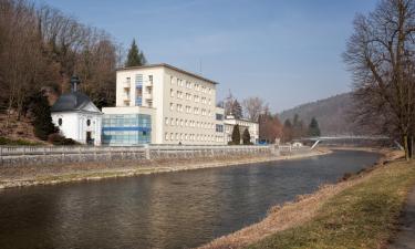 Teplice nad Bečvou şehrindeki otoparklar