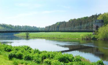 Boliger ved stranden i Horncliffe