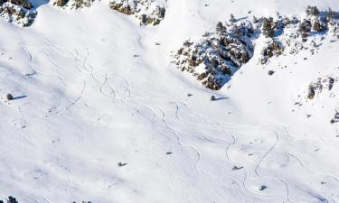 Allotjaments d'esquí a l'Aldosa de Canillo