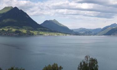 Strandhäuser in Gersau